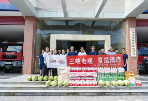 三峽資訊丨我司開展2025年“夏送清涼”慰問活動