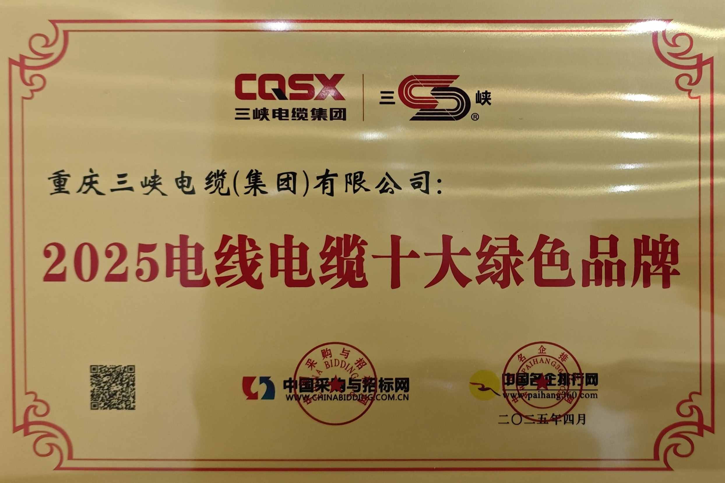 2025電線電纜十大綠色品牌