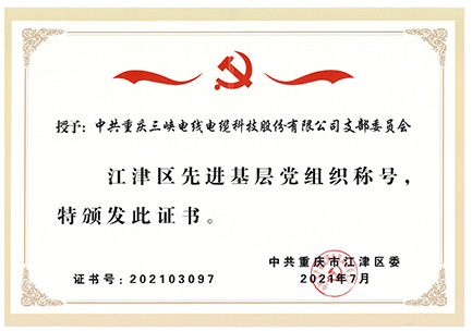 江津區(qū)先進(jìn)基層黨組織